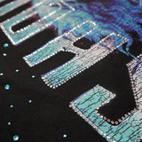 Show Must Go On Black Shirt - Rhinestones