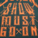 Show Must Go On Hunter Shirt - Rhinestones