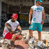 Unleash Your Potential Muscle Tee, and Raw Edge Shorts Combo