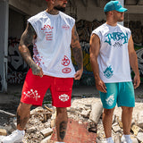 Unleash Your Potential Muscle Tee, and Raw Edge Shorts Combo