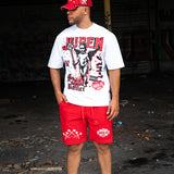 Established Rock Raw Edge Shorts