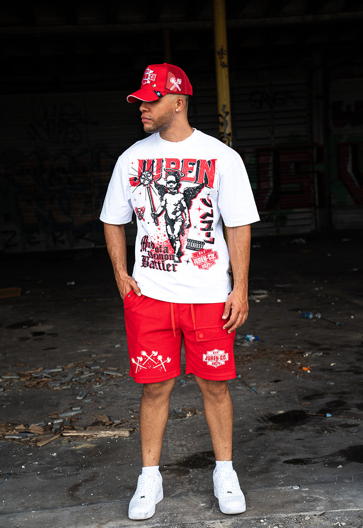 Established Rock Raw Edge Shorts