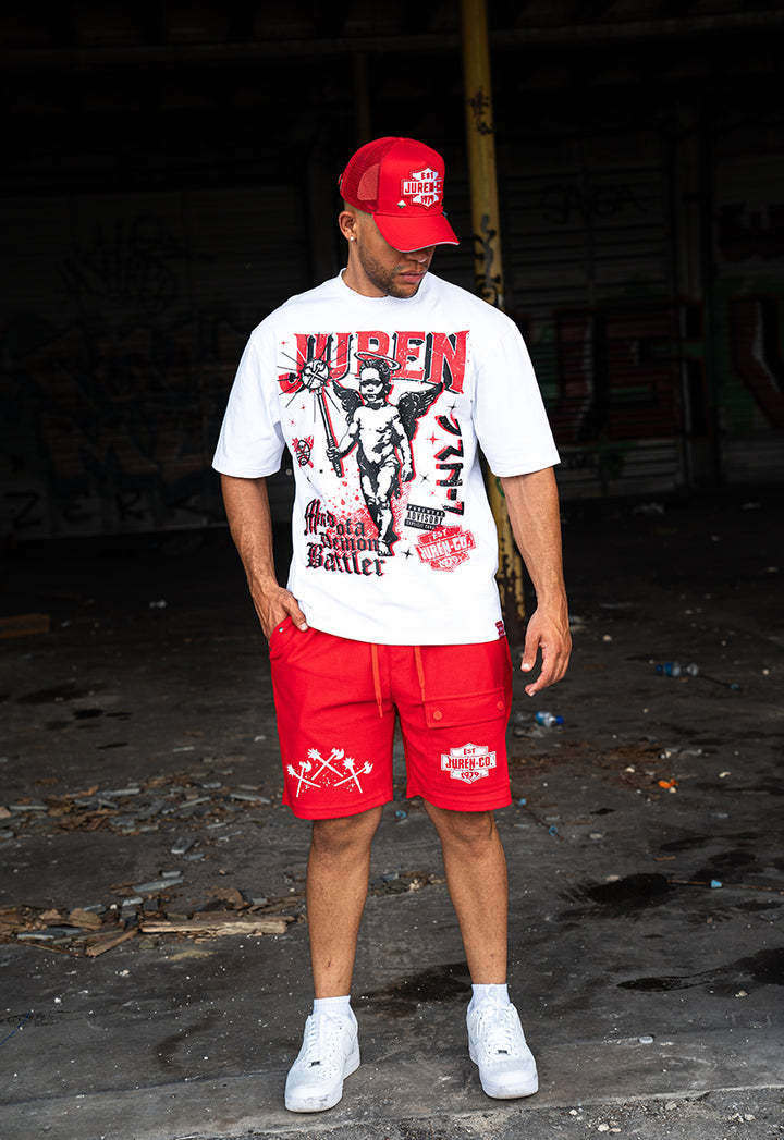 Established Rock Raw Edge Shorts