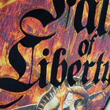 Fall Of Liberty Cream Shirt (Rhinestones), Dedication Shorts (Rhinestones) and Trucker Hat Combo