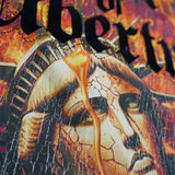 Fall Of Liberty Cream Shirt (Rhinestones), Dedication Shorts (Rhinestones) and Trucker Hat Combo