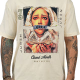 Closed Mouth Cream Tee