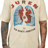 MAD MANS AMBITION CREAM TEE