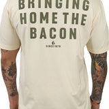 BRING IT HOME CREAM TEE