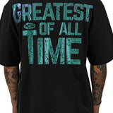 JUREN THE GOAT HOLOGRAPHIC BLACK TEE