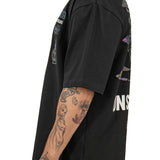 UNSTOPPABLE HOLOGRAPHIC BLACK TEE