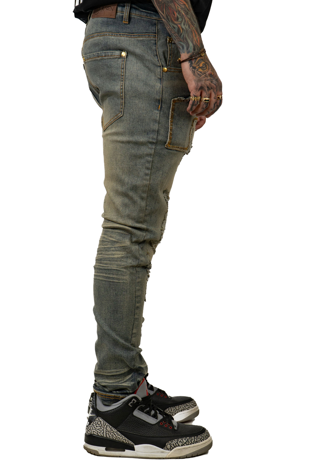 Brazzen Medium Wash Denim Jean