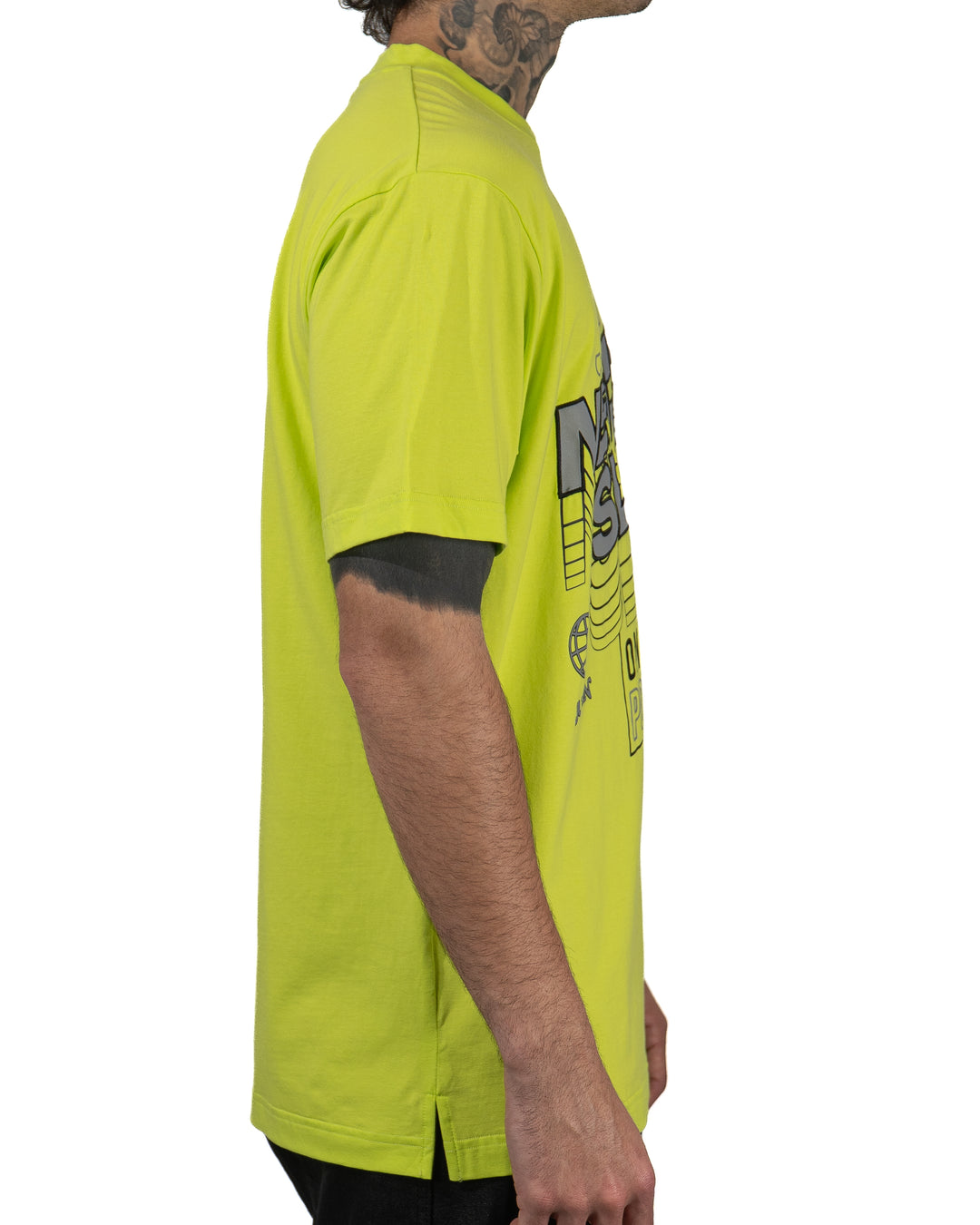 Never Sleep Neon Yellow Tee