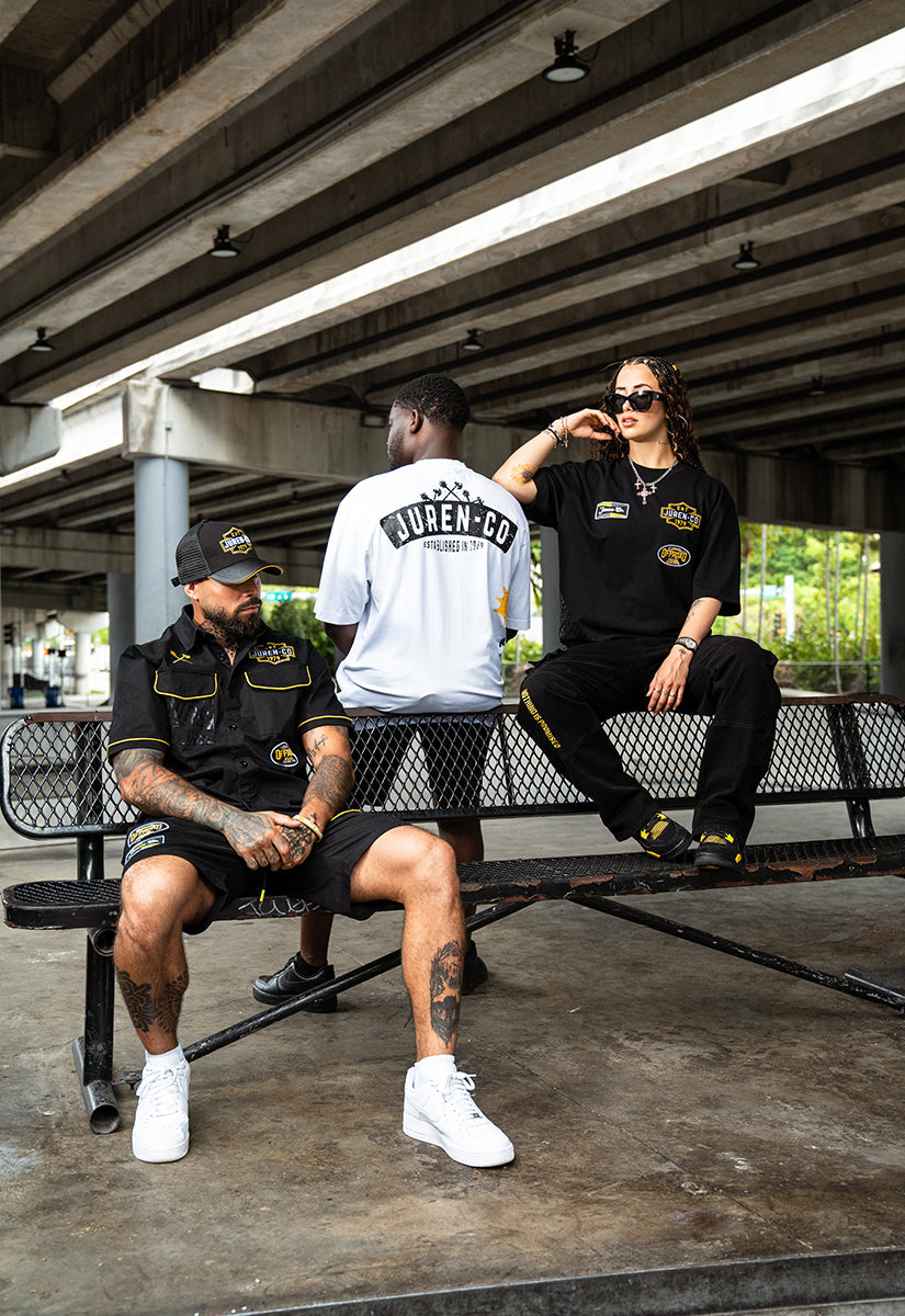 Invite Only Tee, Racing Club Chino Shorts and Trucker Hat Combo