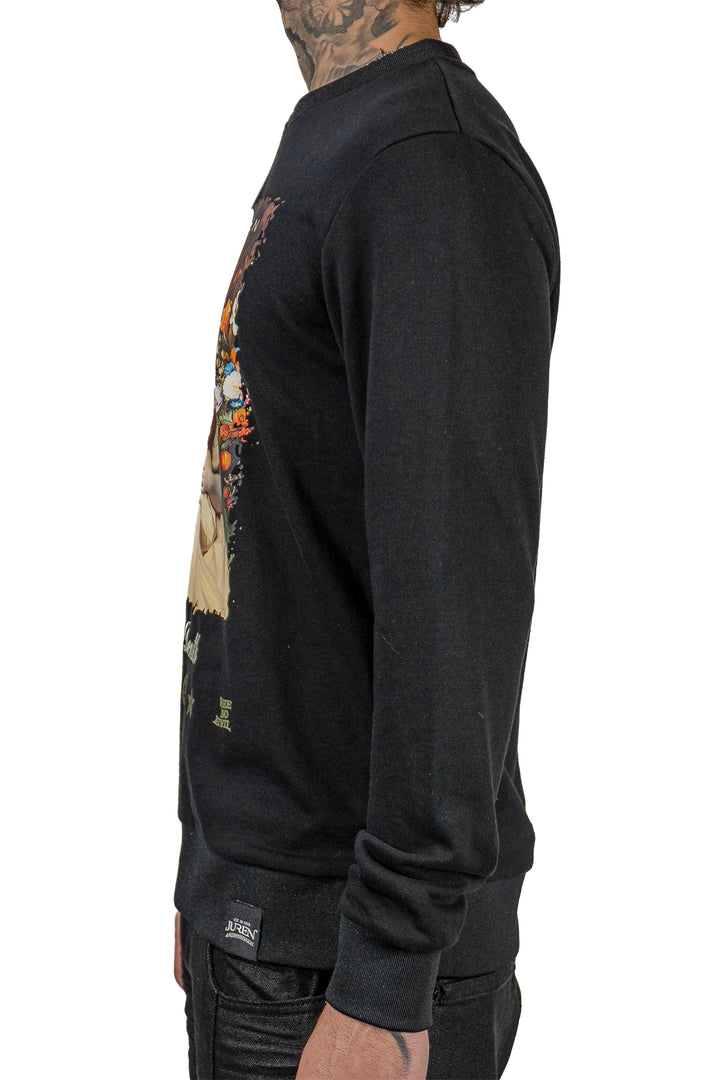 'Till Death Black Crewneck Sweater