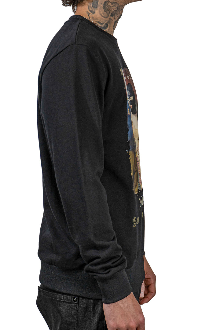 'Till Death Black Crewneck Sweater