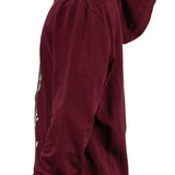 No Love Pullover Burgundy Hoodie