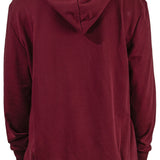 No Love Pullover Burgundy Hoodie