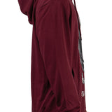 No Love Pullover Burgundy Hoodie