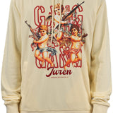 Gang Gang Cream Pullover Hoodie