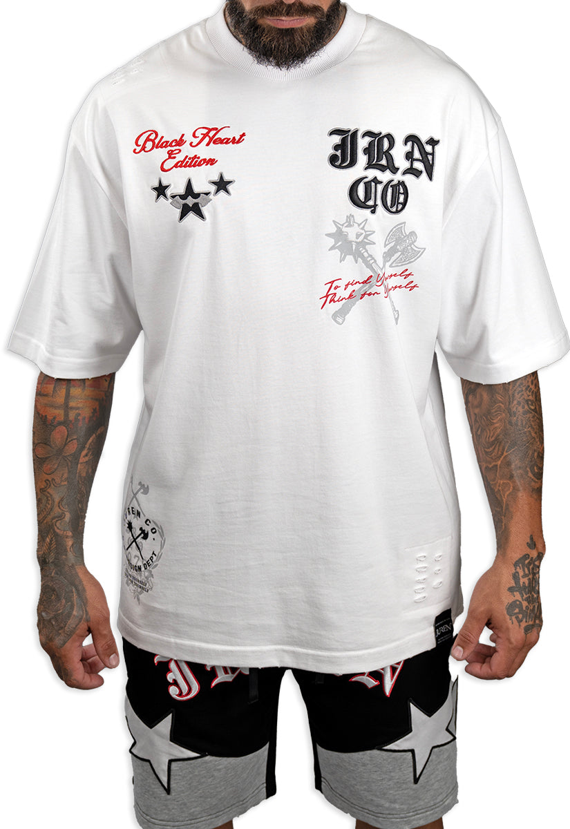 BLACK HEART EDITION WHITE T-SHIRT