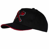 Red Bone Pebble Leather Dad Hat