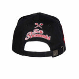 Red Bone Pebble Leather Dad Hat