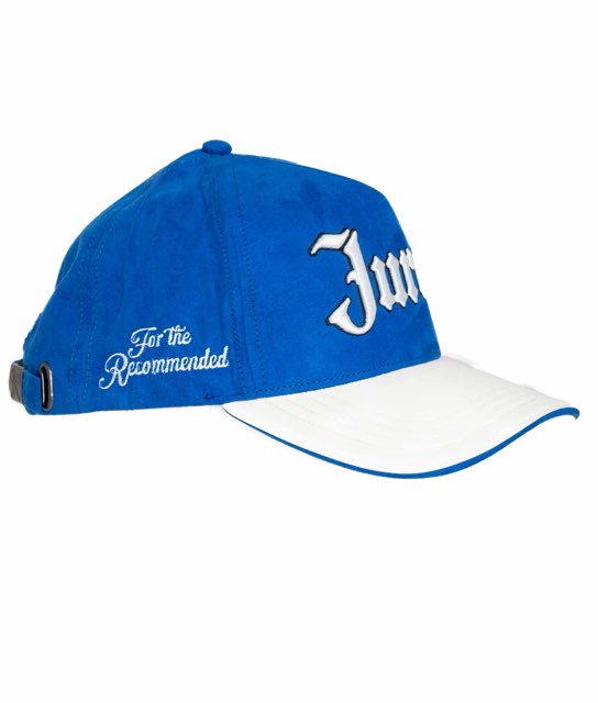 Royal Pebble Leather Dad Hat Royal