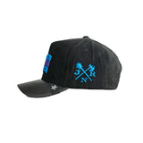 Triple Logo Purple Dad Hat