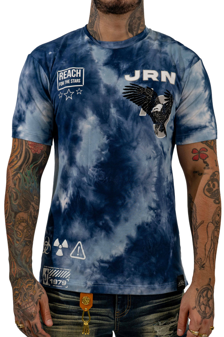 Reach For the Stars Navy Wash Tee