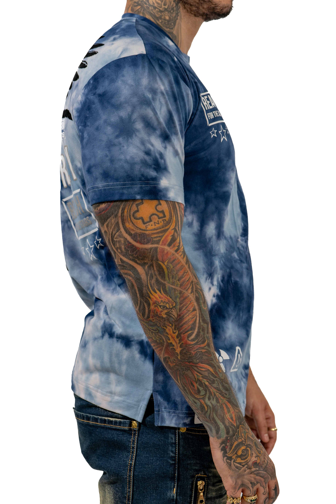 Reach For the Stars Navy Wash Tee