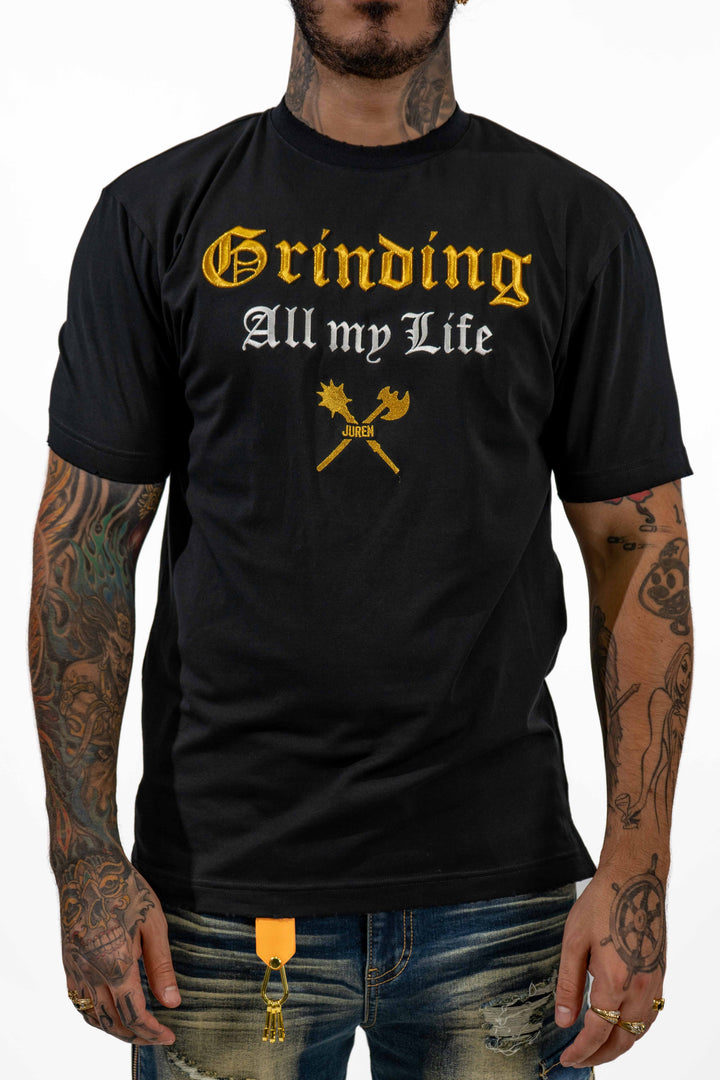 Grinding All My Life Embroidered Tee