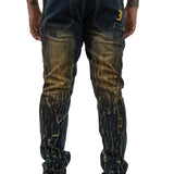 Dark Bronze Wash Denim Jean