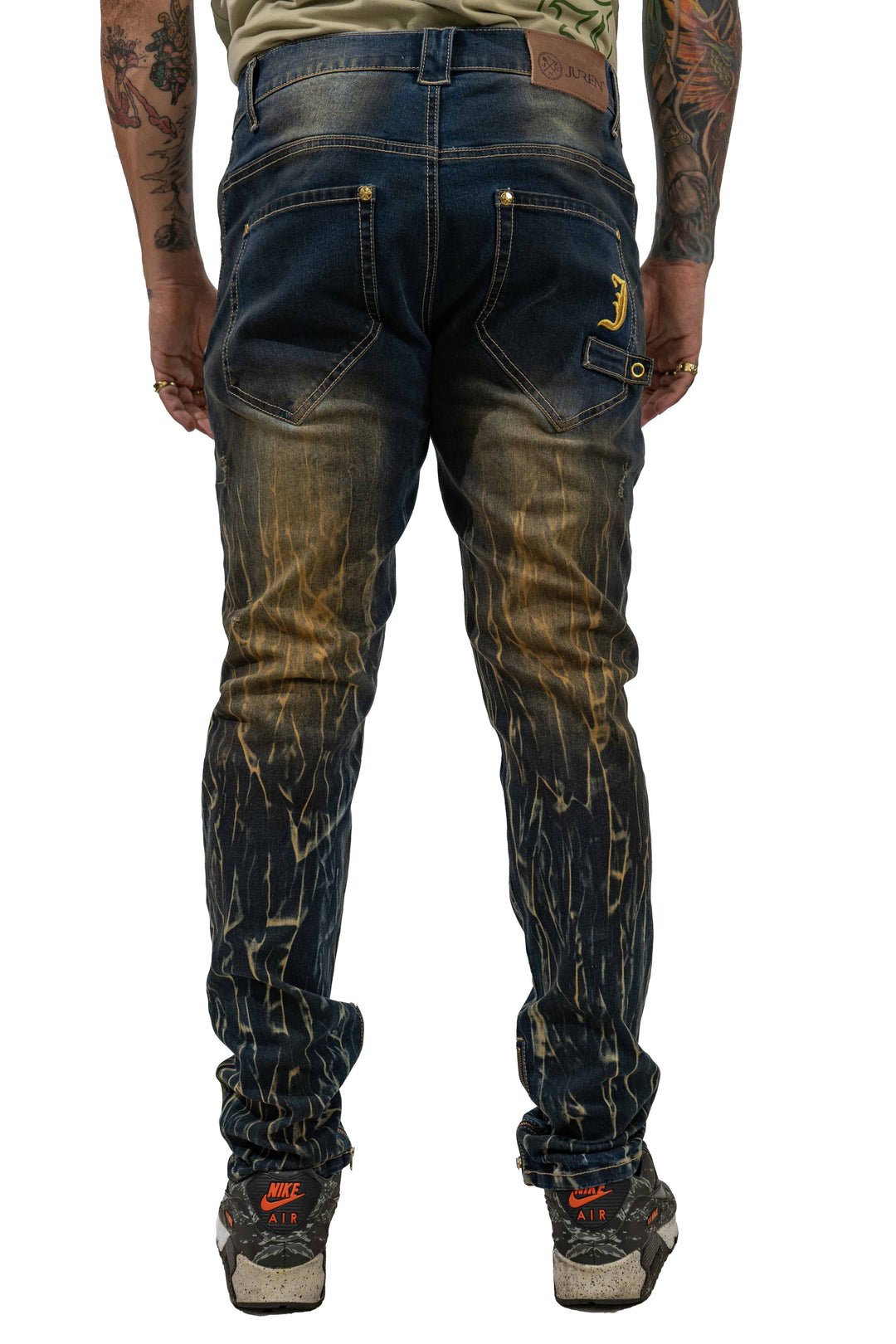 Dark Bronze Wash Denim Jean