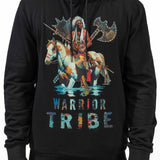Warrior Tribe Black Hoodie