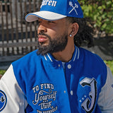 Royal Pebble Leather Dad Hat