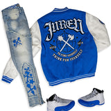 Royal World Bomber Jacket and Organized Chaos Tee Combo