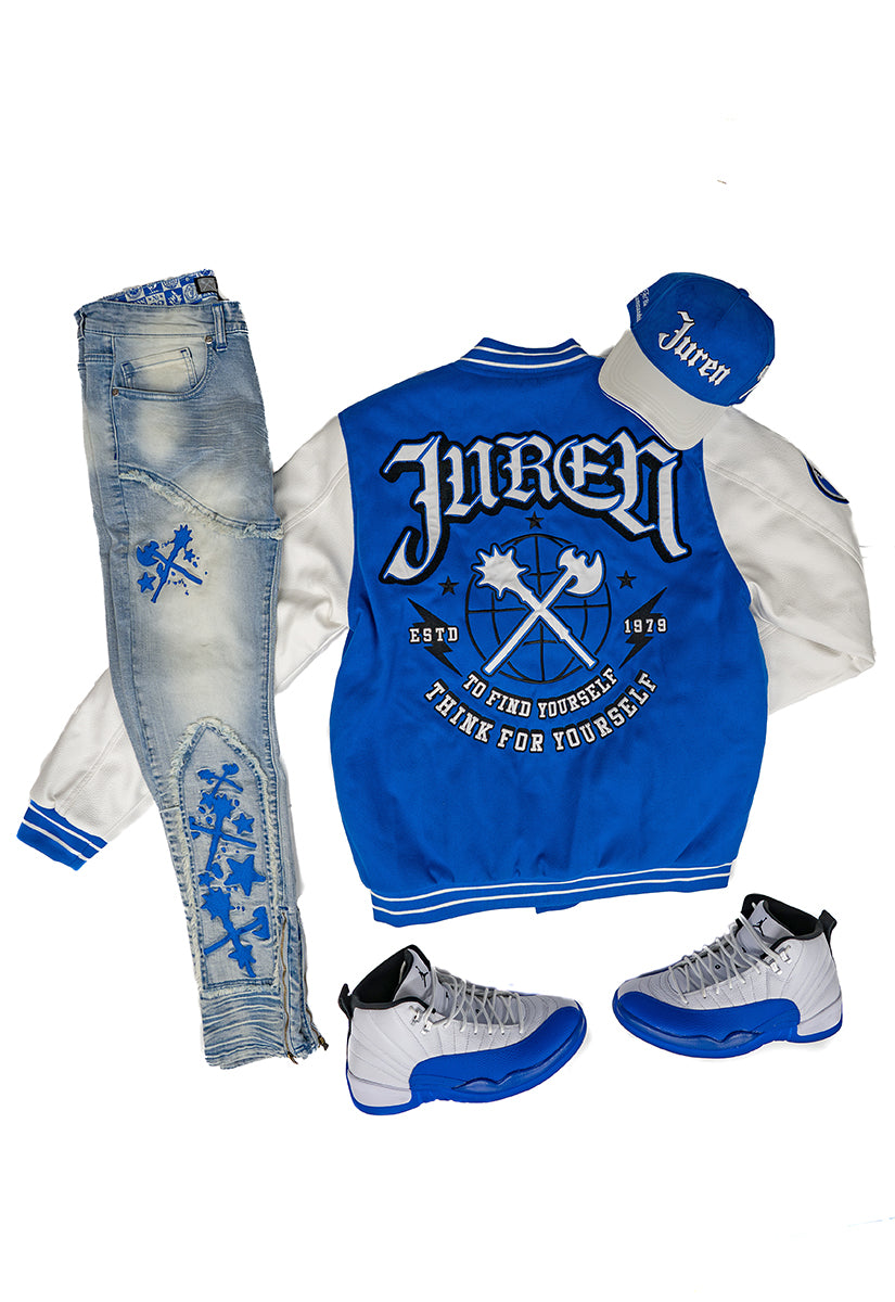 Royal World Bomber Jacket Combo