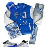 Royal World Bomber Jacket and Organized Chaos Tee Combo