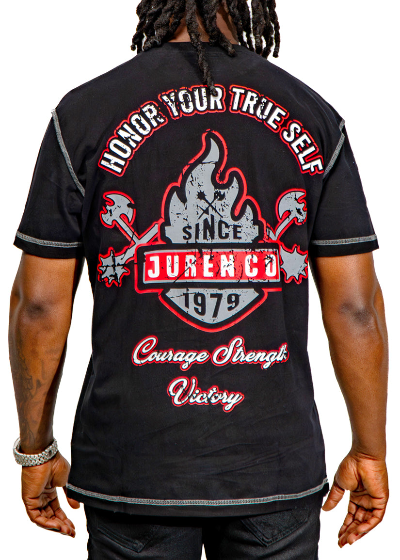 True-self  Distressed Tee