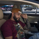 No Monkey Business Burgundy Tee