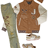 DOMINATE BOMBER JACKET, FOR BATTLE JEANS COMBO, BATTLE SKULLY COMBO