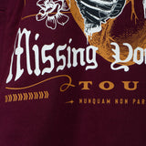 Missing Your Skin Pullover Burgundy Hoodie