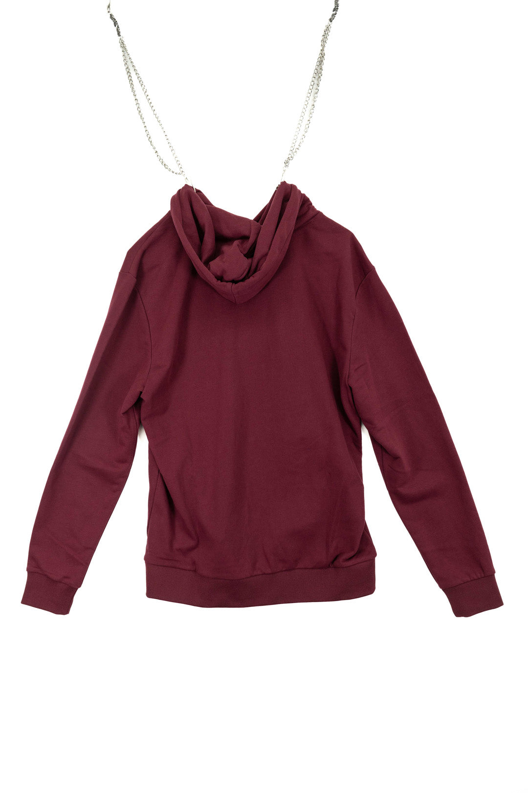 No Monkey Business Pullover Burgundy Hoodie