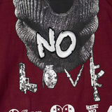 No Love Burgundy Tee