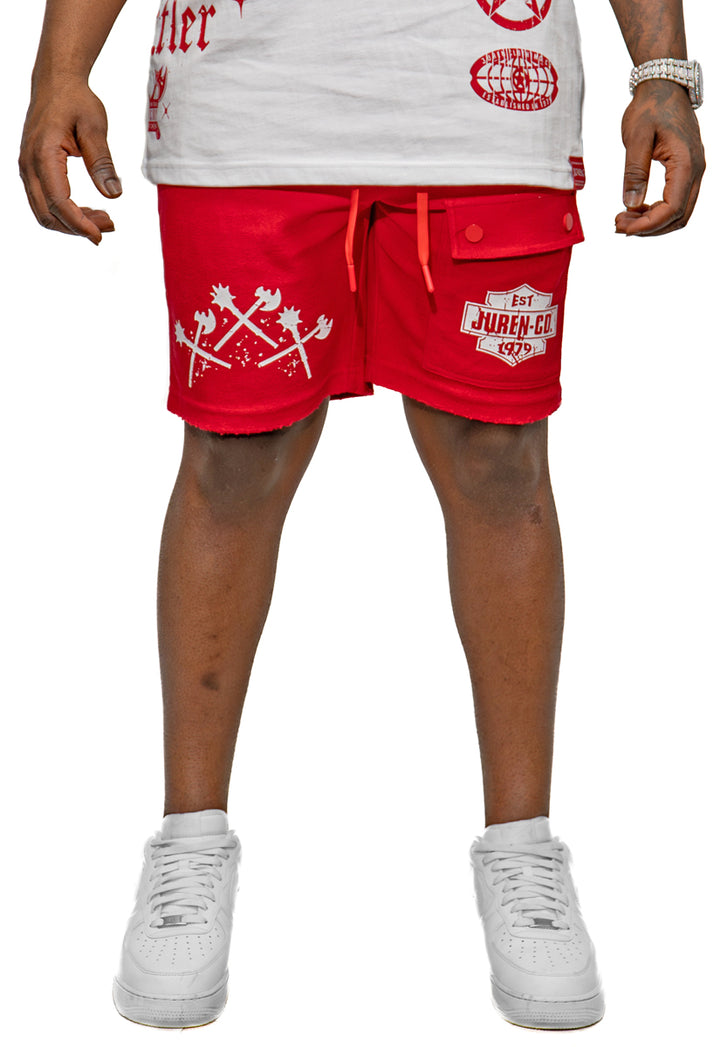 Established Rock Raw Edge Shorts