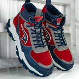 G7 x Wendigo Liberty Mid Top Boots - Red/Navy/Gray
