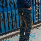 Dark Bronze Wash Denim Jean