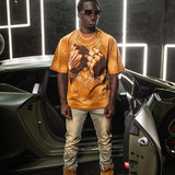 Pressure Makes Kings Brown Shirt - Rhinestones