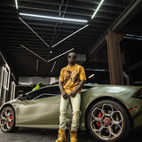 Pressure Makes Kings Brown Shirt - Rhinestones