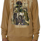 Fight Your Demons Khaki Hoodie